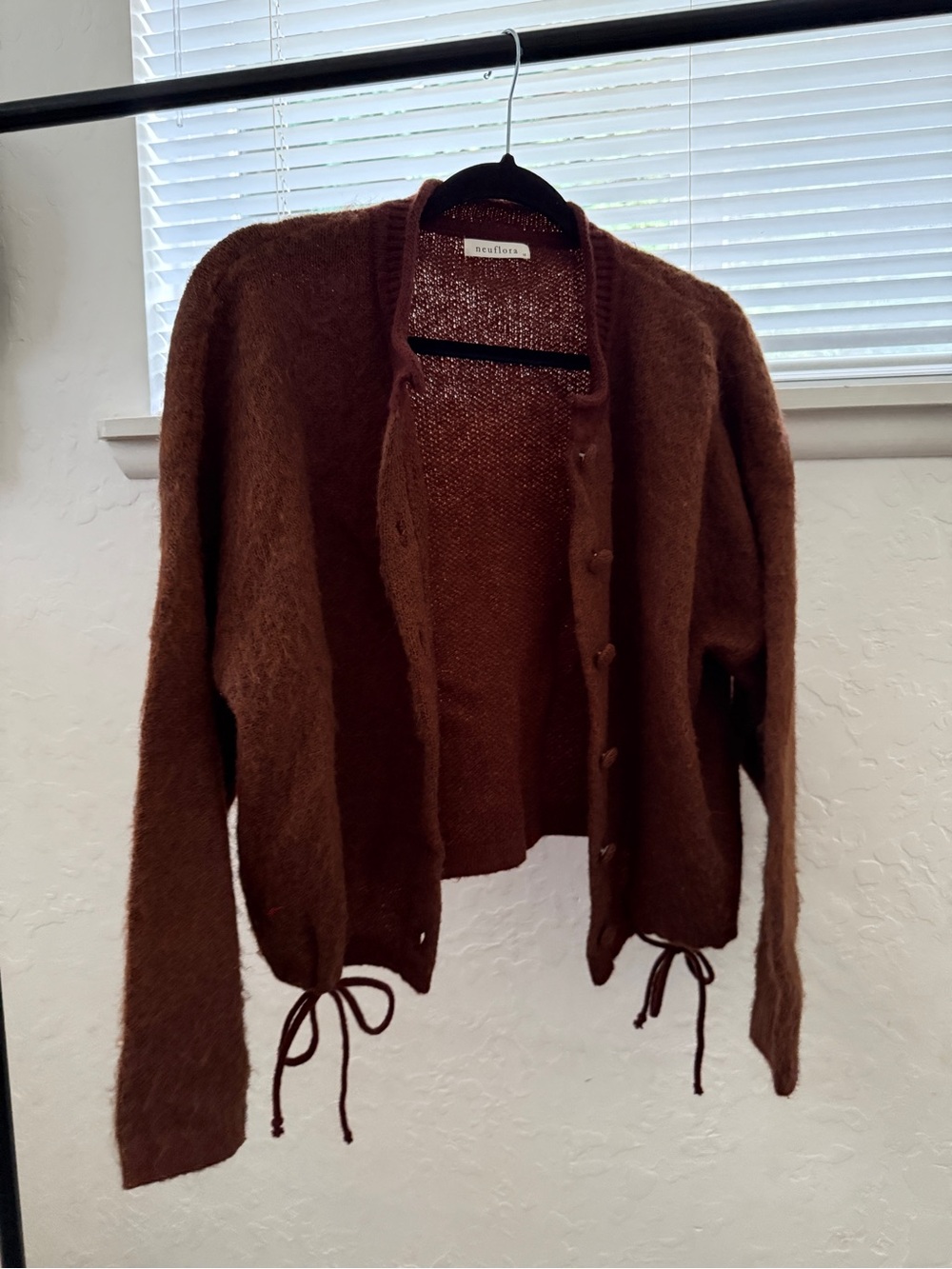 Neuflora Applegate Soft Knit Brown Women's Cardigan